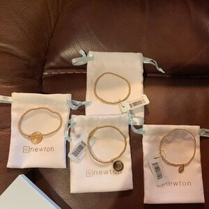 E Newton gold filled bracelets